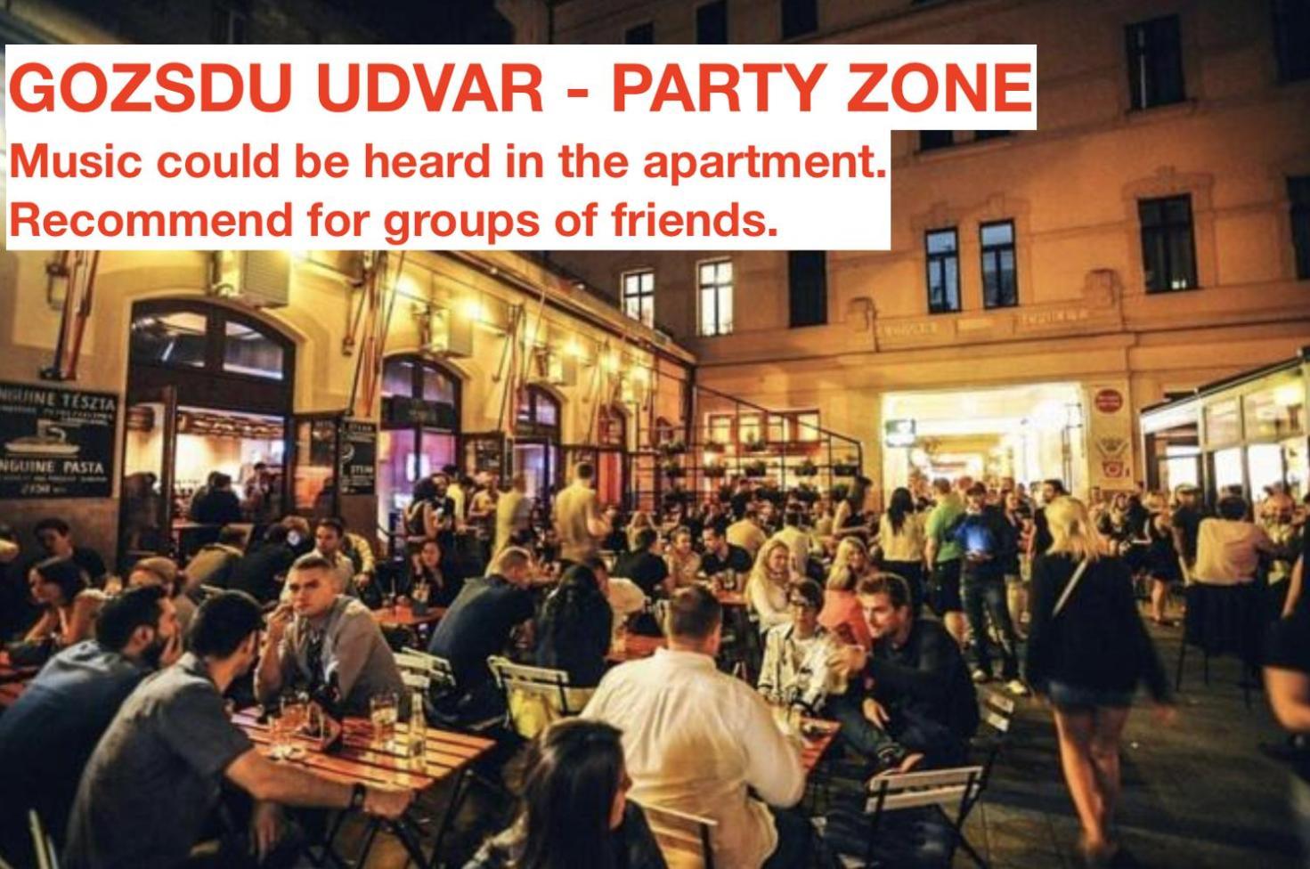 Apartment At Gozsdu Courtyard #Partyzone #Downtown #Freeparking Budapest Kültér fotó